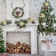 thumbnail image 3 of 10PCS / Set Christmas Poinsettia Glitter Flower Colgando Decoración del árbol de Navidad FleinngHoz JD700712263, 3 of 5