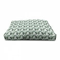 thumbnail image 3 of Gingko Pet House, Mother Nature Ginkgo Biloba Tree Leaves Homeopathic Therapy Foliage Pattern, Outdoor & Indoor Portable Dog Kennel with Pillow and Cover, 5 Sizes, White and Green, by Ambesonne, 3 of 4