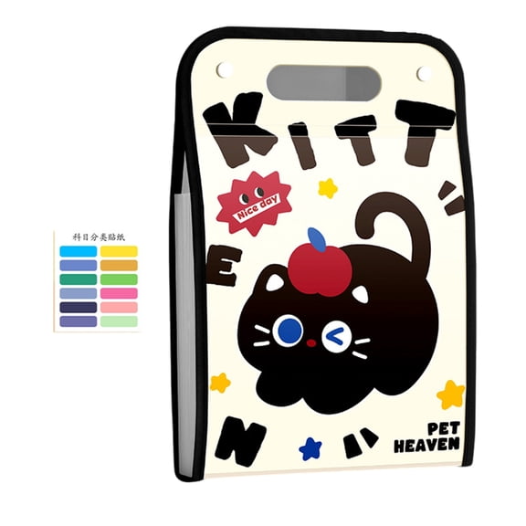 Expandable File Bag 13 Pockets Document Bag File Organiser Bag 24.5x37cm