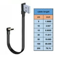 Flat Type C to Angled USB Cable Left, Right, Up And Down 480Mbps 10W ...