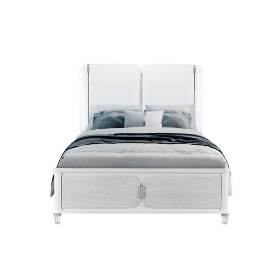 APOLLO GREY QUEEN BED