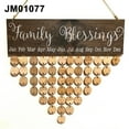 thumbnail image 2 of Special Days Family Friends Birthday Dates Sign DIY Calendar Reminder Wood Board, 2 of 10