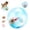 Mouse-A Blue A4, variant on Self-Rolling Interactive Cat Ball, Automatic 360° Rolling Motion Pet Toy, Realistic Moving Interactive Ball for Cats & Dogs, Indoor Chase & Exercise Toy for Active Play