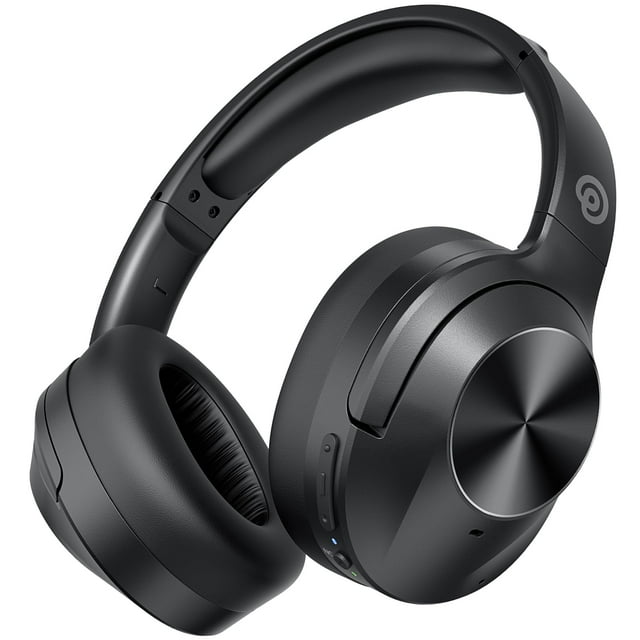 Actualice los auriculares híbridos con cancelación activa de ruido de nivel profesional con sonido HD, auriculares inalámbricos Bluetooth sobre la oreja, comodidad inigualable, graves profundos y vívi