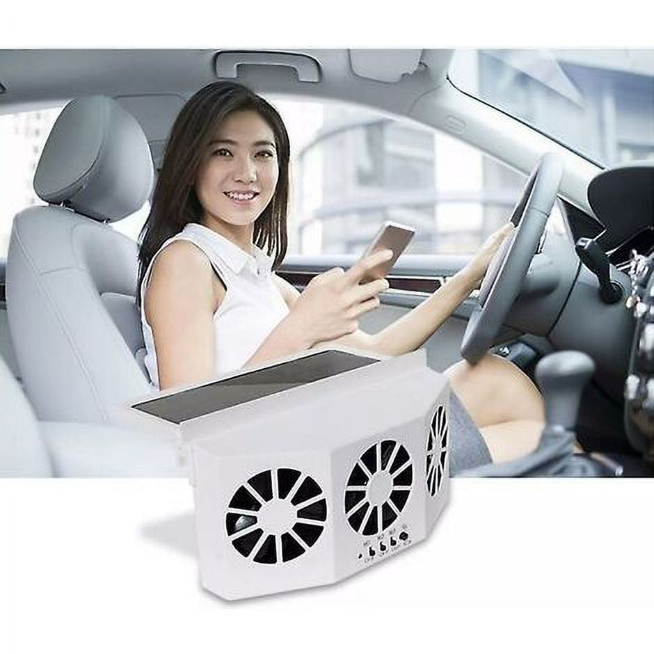 Portable car silent air conditioner solar fan car Jamaica Ubuy