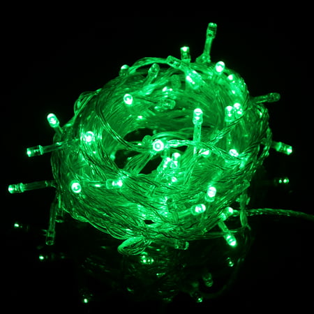 ABLEGRID 100 Led 10m Christmas Wedding Green Fairy String Lights with 8 Function