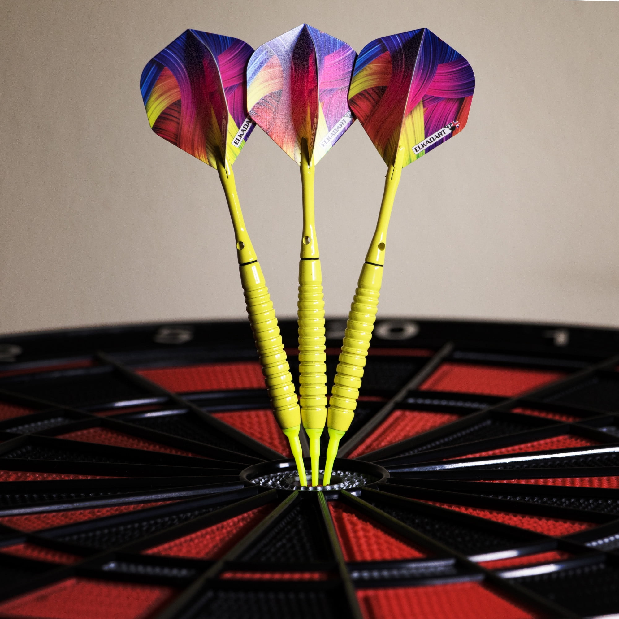 Elkadart Neon Yellow Soft Tip Darts 18 Grams