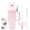 Unpatterned Pink, variant on 24oz Stainless Steel Whale Fountain Cup with Handle, Insulated Whale Squirt Sippy Cup, Leakproof Water Bottle for Toddlers & Kids, Green