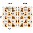 thumbnail image 3 of Plastic Clipboard Acrylic Hanging Clip Board with silver Low Profile Office School Supplies 12.5x9 Cute Cartoon Playful Tiger, 3 of 9