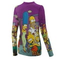 thumbnail image 5 of Simpsons Women's Sunscreen Shirt Long Sleeve Workout Tops Crewneck Soft Comfy Tees Casual T-Shirt S, 5 of 7