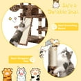 thumbnail image 6 of Sha Cerlin 68" X Large Cat Tree and Tower for Cats with Condo House, Sisal Scratching Board & Posts, Leopard Print, 6 of 8