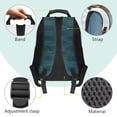 thumbnail image 4 of Uorisanigo 17 Inch Blue Tractor Print School Backpack for Boys Girls 5-13, Multifunctional Large Capacity School Bag for Kindergarten, Durable Casual Daypack for Holiday Trips, 4 of 7