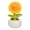 A, variant on 1-Pc Cute Sunflower Desk Accessories Mini Resin Statue, Faux Flower Figurine for Farmhouse Tiered Tray Kitchen Bedroom Decor, Style A