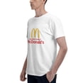 thumbnail image 5 of Mcdonald'S Logo Men'S Basic Short Sleeve T-Shirt Fashionable White 6x-Large, 5 of 8