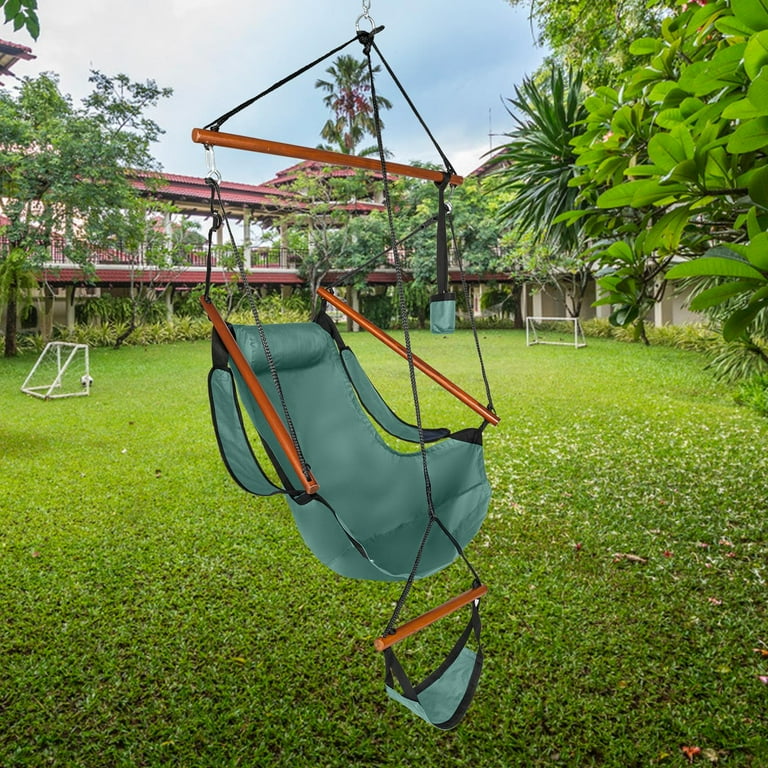 Deluxe Air Hammock Hanging Patio Tree Sky Swing Chair Outdoor