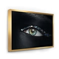 thumbnail image 3 of Girl Eyes With Multi-Colored Glass Sparkles 32 in x 16 in Framed Photography Canvas Art Print, by Designart, 3 of 5