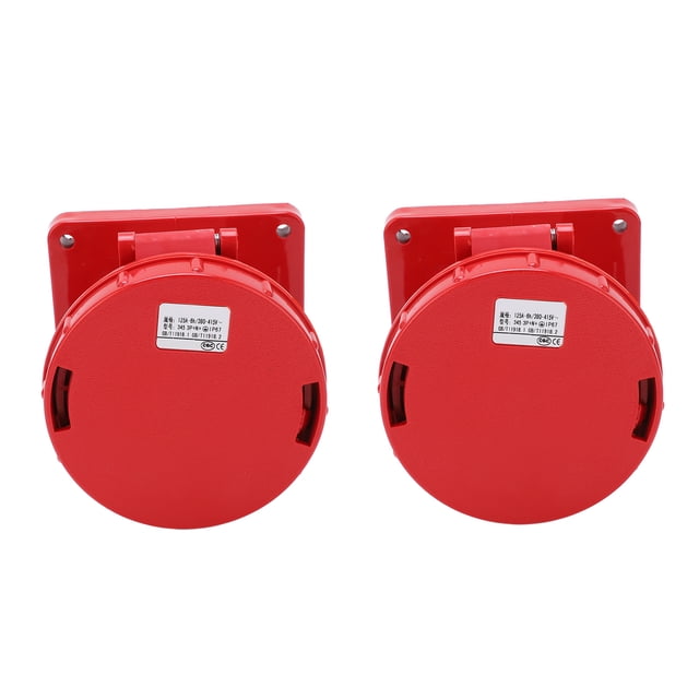 Industrial Socket,2pcs Industrial Straight Sockets Industrial Supplies Waterproof Socket Top-Notch Performance