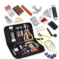thumbnail image 2 of 1 Juego de Herramientas para Guitarra con Bolsa de Transporte, Herramientas de Reparación, Regla de Acción de Cuerda, Luthier, Pasadores de Puente para Guitarra y Ukelele, 2 of 5
