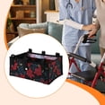 thumbnail image 1 of BELOVING Sac à Roulettes sous Siège Détachable Installation Facile Rangement Multifonction Fleurs Grand, 1 of 10