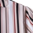 thumbnail image 6 of Besolor Mens Button down Shirts Stripe Lapel Short Sleeve Tops Casual Summer Beach Vacation Tees, 6 of 6