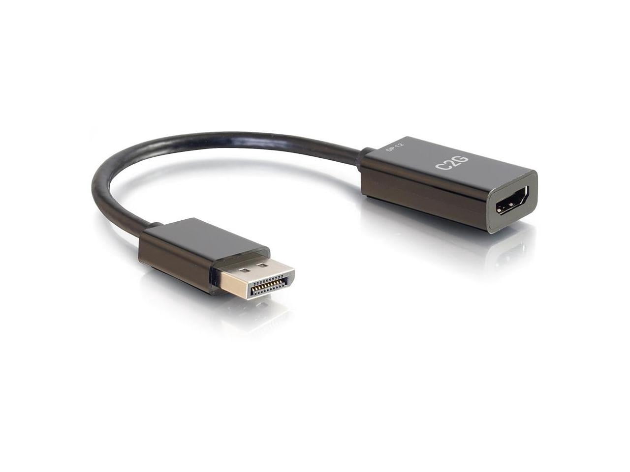 C2G 54431 8in DisplayPort to HDMI Adapter 4K 30Hz Passive - Black