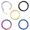 thumbnail image 5 of Seamless Hinged Rings 16G - 8mm Surgical Steel, 5 of 9