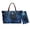 Blue-Lion Raven, variant on Giraffe Flower Printed Tote Bag Set Womens Handbag and Wallet Set Waterproof Shoulder Purse with Matching Wallet Lightweight Top Handle Handbags for Ladies, Brown