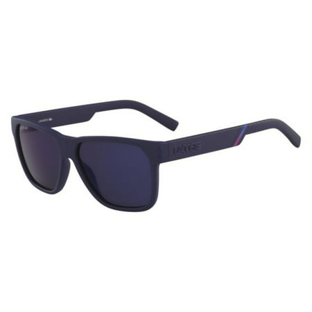 LACOSTE Sunglasses L867S 424 Matte Blue Rectangle Men's 57x14x140