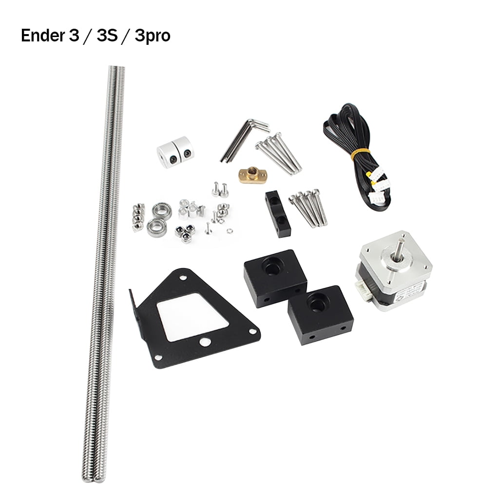 Youkk Dual Z Axis Upgrade Kit Z Axis Motor Threaded Bolt Coupler Set 3D