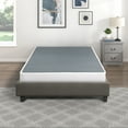thumbnail image 7 of 700lbs Capacity Full Mattress Foundation - Metal, Textured Fabric High Profile Fabric, Black Metal, 7 of 7