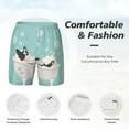 thumbnail image 5 of Balery French Bulldog Taking a Bath Mens Swim Trunks Swim Shorts for Men Quick Dry Inseam Beach Shorts with Compression Liner Pocket-Large, 5 of 9