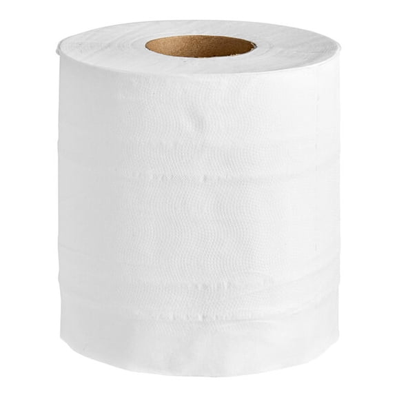Glownary Center Pull Paper Towel Roll, 2-Ply White, 500 Sheets, 7.5W x 8L inches, 6 Rolls per Case