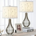 thumbnail image 6 of NATYSWAN White Lamp Shade, Large Drum Lampshade , Replacement Lamp Shade Natural Linen Hand Crafted for Table Lamps Floor Lamps, Easy Assembly Required, 6 of 7