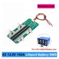 thumbnail image 2 of 4S 12.8V 150A BMS 92mA Balance Current For 3.2V 100Ah 280Ah 310Ah Battery Solar Energy System Or UPS Use ,Long Lasting, 2 of 6