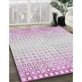 thumbnail image 2 of Ahgly Company Indoor Square Patterned Off-White Novelty Area Rugs, 4' Square, 2 of 6