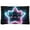 Cat Star Face, variant on Cozy Mat Pet Bed Indoor Outdoor Warm Soft For Cat Dog Puppy(S/M) Checkered Tablecloth Pattern