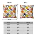 thumbnail image 2 of Pofeuu Balls Print Double-sided plush pillowcase Square Throw Pillow Covers Pillows Cover for Living Room Bedroom Sofa Couch Cushion Cover（No pillow core）-12"x12", 2 of 7