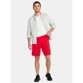 thumbnail image 5 of Athletic Works Men's & Big Men's Tri Blend Active Shorts, 9" Inseam, Sizes S-5XL, 5 of 5