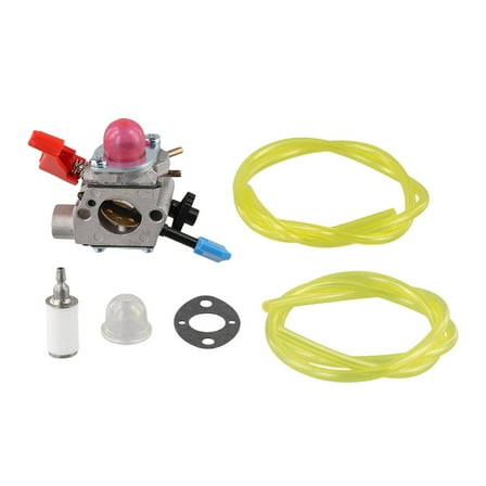 Carburetor Kit for BVM200LE PBV200LE Gas Blower - OEM 530071775 Replacement Parts Set with Fuel Filter, Gasket, Primer Bulb, Fuel Lines for BVM210 BV1650 25CC Leaf Blower