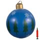 thumbnail image 1 of Bewildely Bolas inflables de Navidad de 24 pulgadas, decoraciones para exteriores, decoraciones navideñas para patio, adorno inflable para jardín Kits de decoración para fiestas No.6 Bewildely HA042543-05, 1 of 6