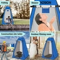 thumbnail image 4 of Pop Up Shower Camping Tent, Outdoor Privacy Camp Toilet Tent, Portable Dressing Room with Carrying Bag, Bath Bag for Camping, Hiking, 4 of 5