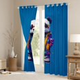 thumbnail image 4 of Feelyou Kawaii Panda Animal Black Out Curtains, Modern Fashion Style Curtains Pack of 2 (42x63 Each), Teens Kids Girls Boys Bedroom Curtains, Window Curtains Bedroom Decor, 4 of 7