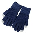 thumbnail image 2 of Skymirror 1 Pair Winter Men Women Knitting Touch-screen Non-slip Gloves Warmer Mittens, 2 of 7
