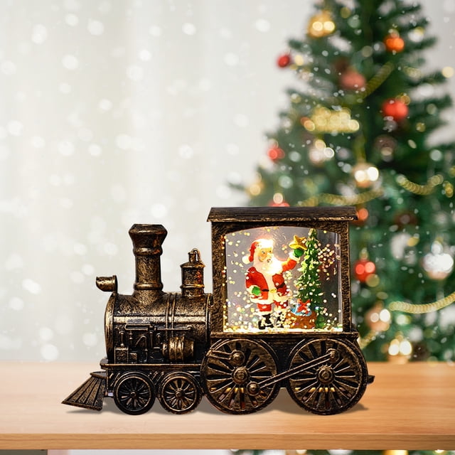 Christmas Train Train Christmas Ornaments Christmas Train Tabletop Centerpiece Xmas Dinosaur Christmas Ornament Set And Christmas Bulbs Giraffe Ornament Pan Ornament Random Ornament Assortment