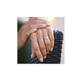 thumbnail image 2 of 1.00 Carat (Ctw) Oval Aquamarine Ring in Yellow Plated Sterling Silver for Women, 2 of 6
