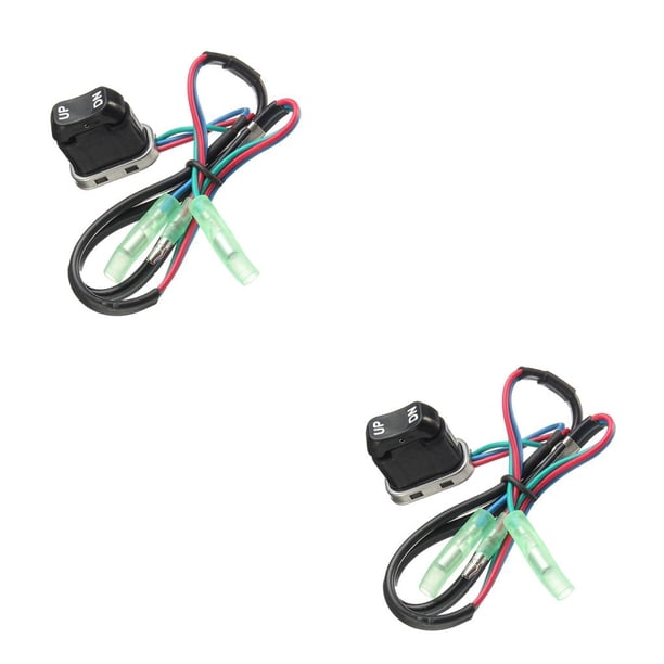 Sidaley Outboard Box Tilting Switch Professional Replace Components Trim Controlling Tilt Controller Fitting Accessories Motor Sailing 51.5x3.2x3.2cm 2piezas