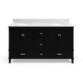 thumbnail image 3 of DHP Otum 60 Inch Double Bathroom Vanity with Sink, Black, 3 of 10