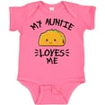 thumbnail image 3 of Inktastic My Auntie Loves Me with Taco Illustration Boys or Girls Baby Bodysuit, 3 of 5