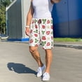 thumbnail image 7 of Kdxio Strawberry Print Mens Sleep Shorts Bottoms Soft Comfy Pajama Wear Pants with Drawstring Pockets, 7 of 7