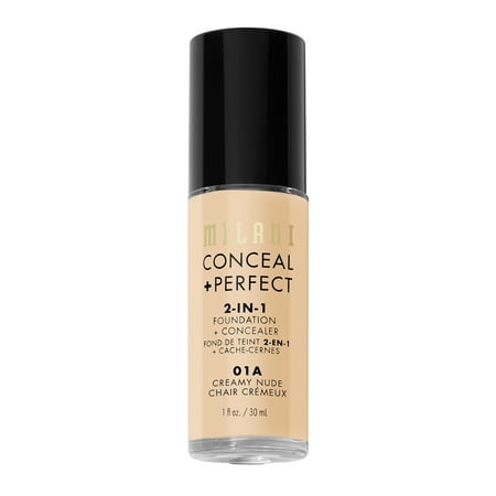 Milani Conceal + Perfect 2-in-1 Foundation + Concealer, Creamy Nude